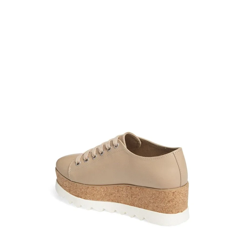 NWOB Steve Madden Korrie Platform Leather Sneaker